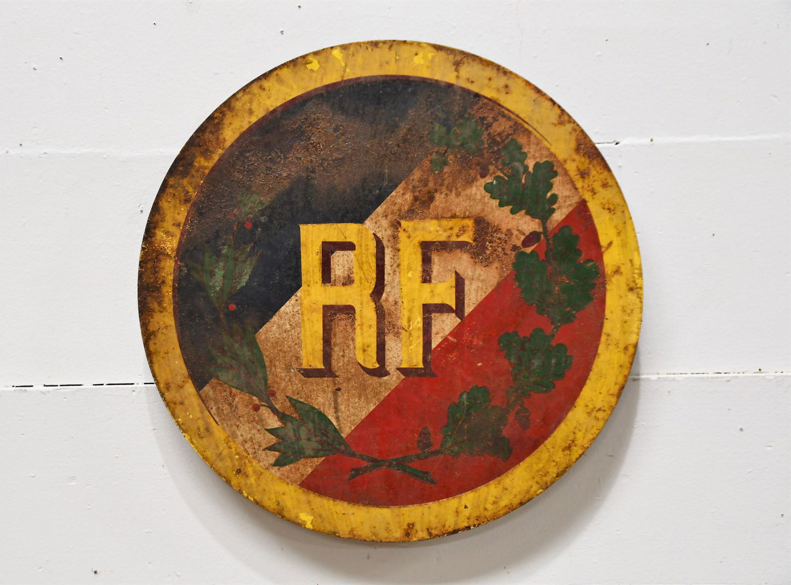 French Metal Flag Holder 24" Diam. (1 of 2)