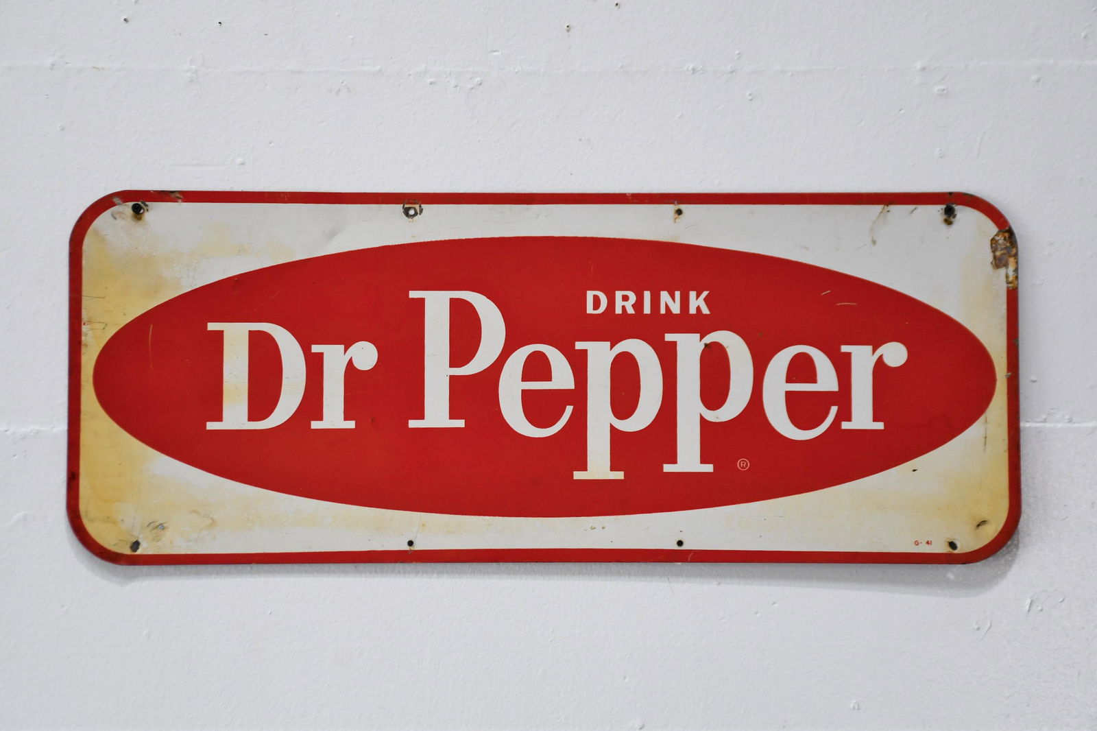 Drink Dr. Pepper Sign 11 1/2"  x   30" (1 of 2)