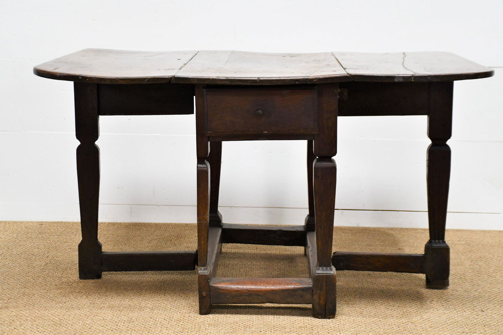 Early 19th C. Gate Leg Work Table 28"H  x  50"L  x  36"W (1 of 5)