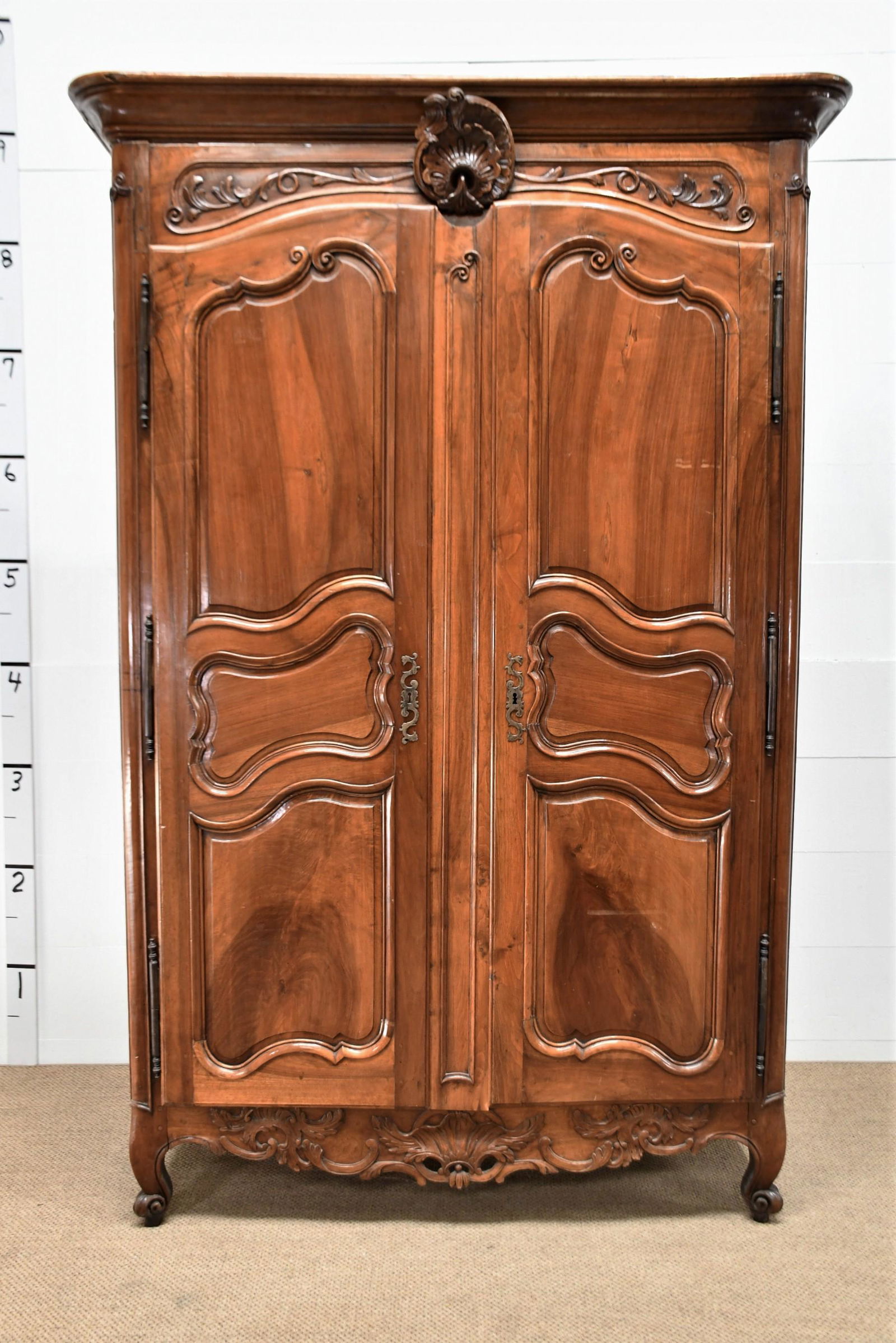 Late 18th C. French Cupboard 98 1/2"H  x  64"L  x  26"W (1 of 4)