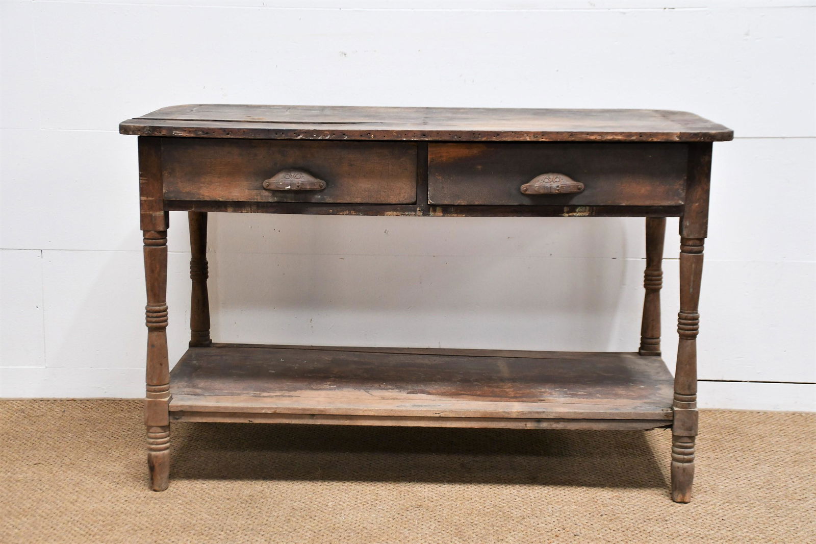 2 Drawer Work Table 28"H  x  45 1/2"L  x  23 1/2"W (1 of 5)