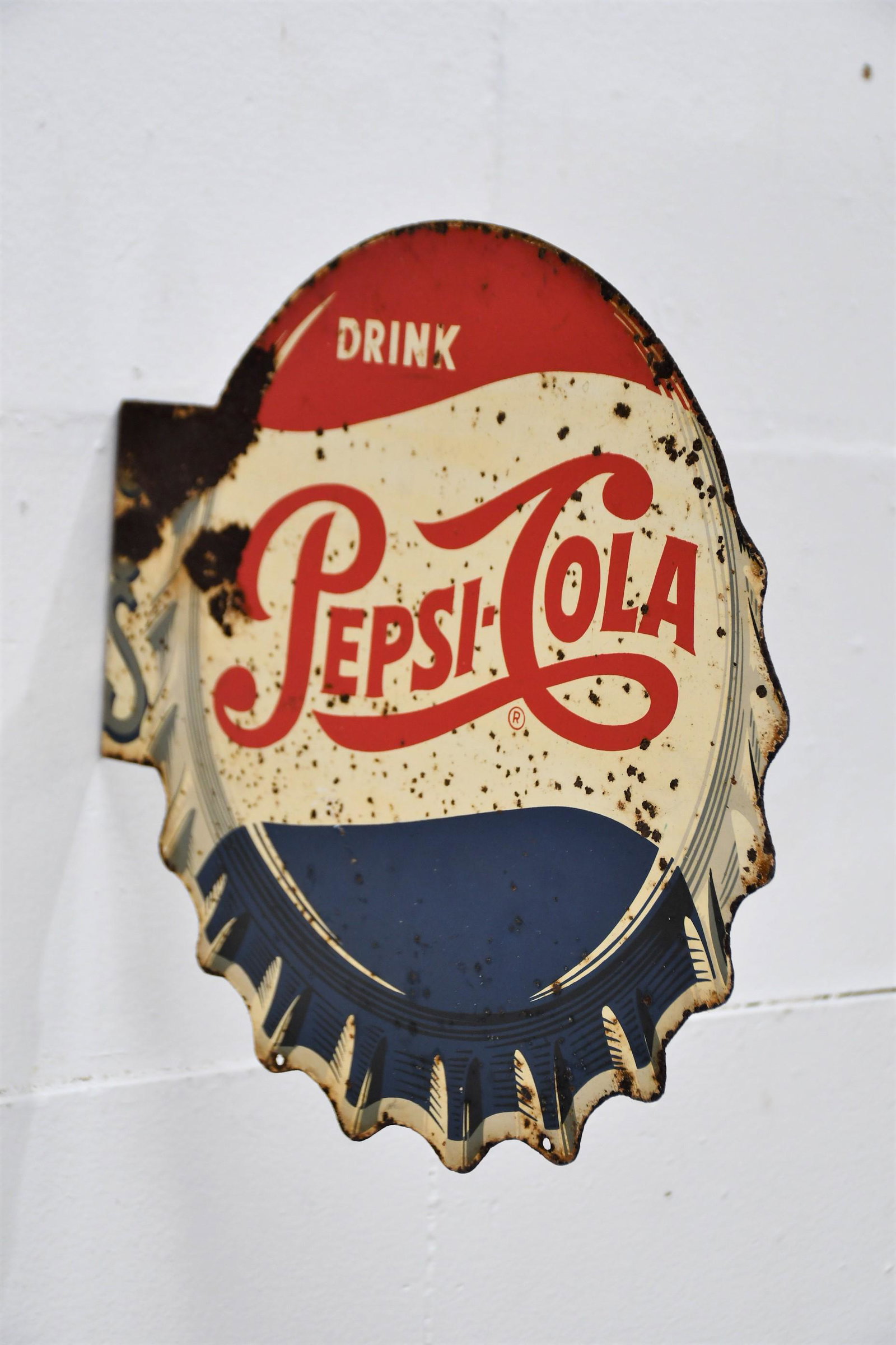 Pepsi Cola Flange 14" x 15": Pepsi Cola Flange 14" x 15"