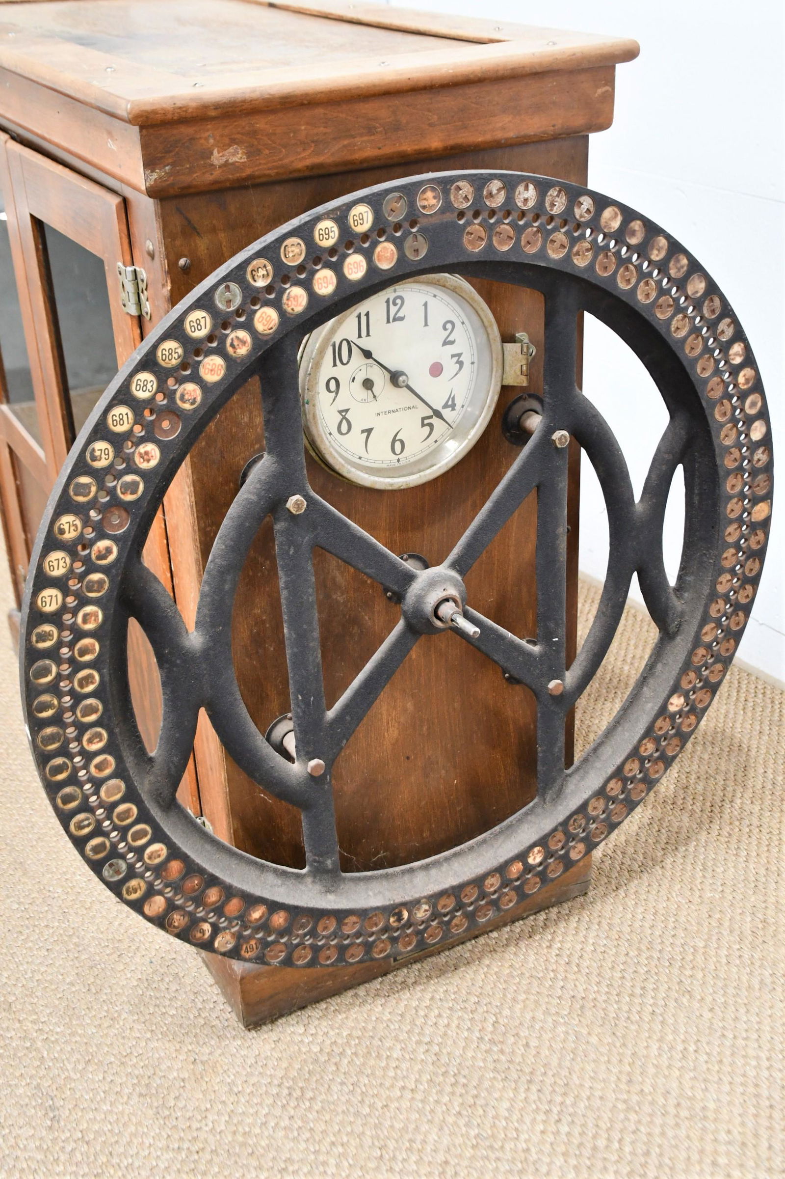 Industrial Time Clock 35"H  x  41"L  x  30 1/2"W (1 of 5)