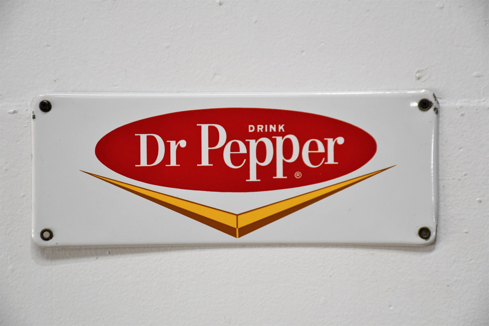 Drink Dr. Pepper Sign 6"  x  16" (1 of 3)