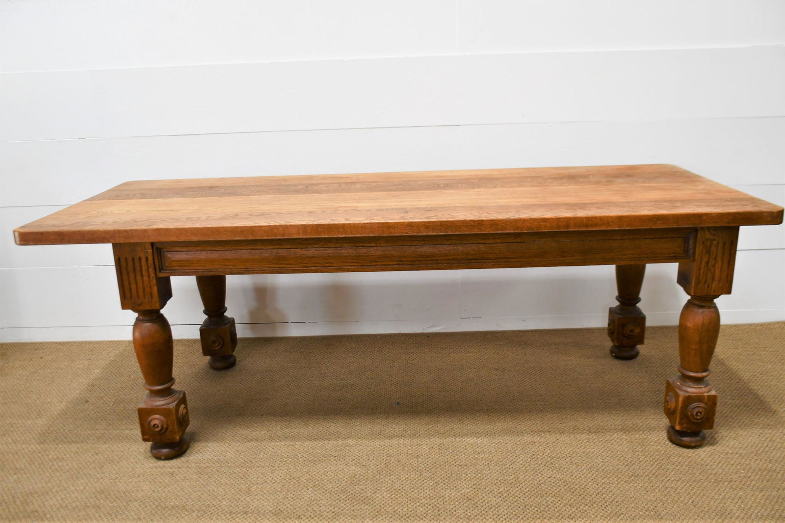 French Library Table 32"H  x  86 1/2"L  x  35"W (1 of 4)