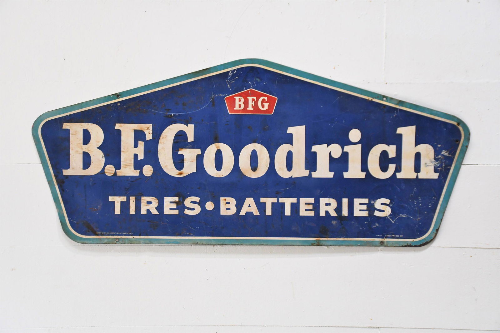 B.F. Goodrich Sign Metal   -    26"  x  60" (1 of 5)