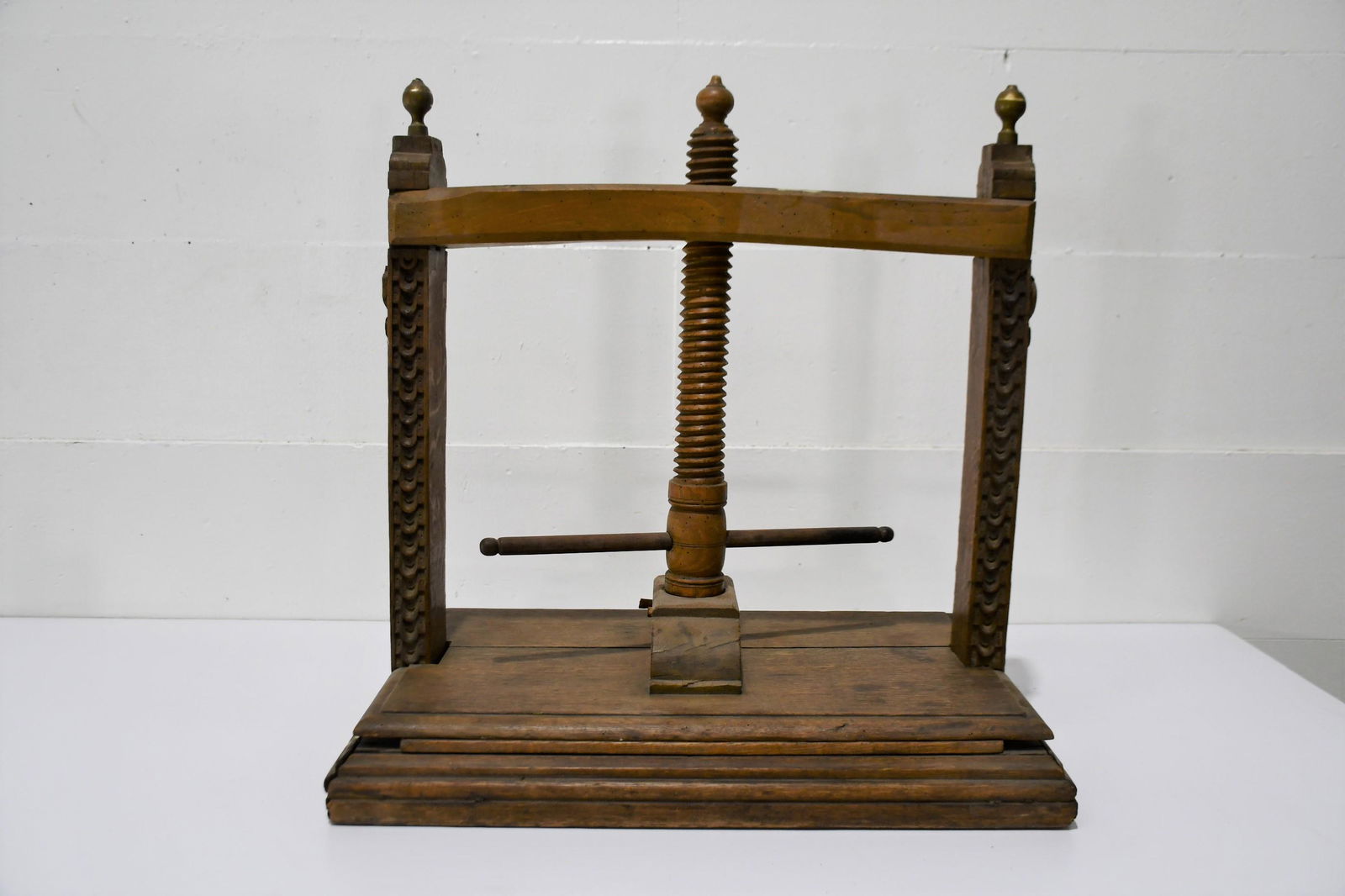 19th C. Wooden Carved Book Press 28 1/2"H  x  28"L  x  17"W (1 of 5)