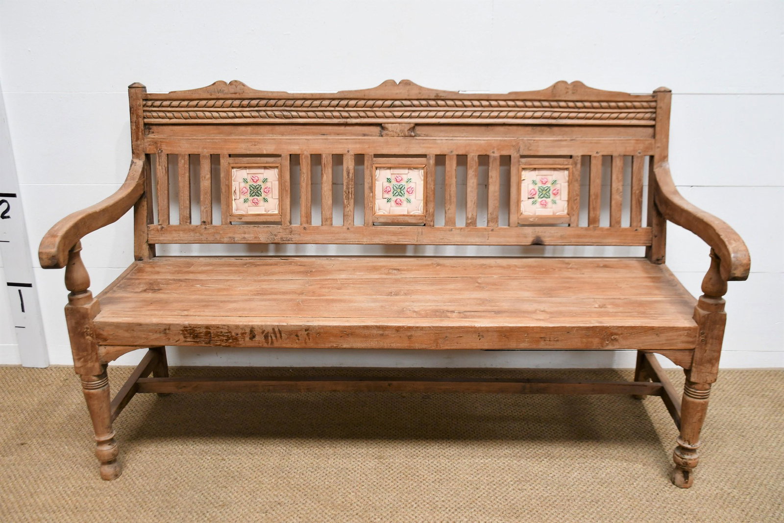Country Estate Garden Bench 38 1/2"H, 62 1/2"L, 25"W: Country Estate Garden Bench 38 1/2"H, 62 1/2"L, 25"W