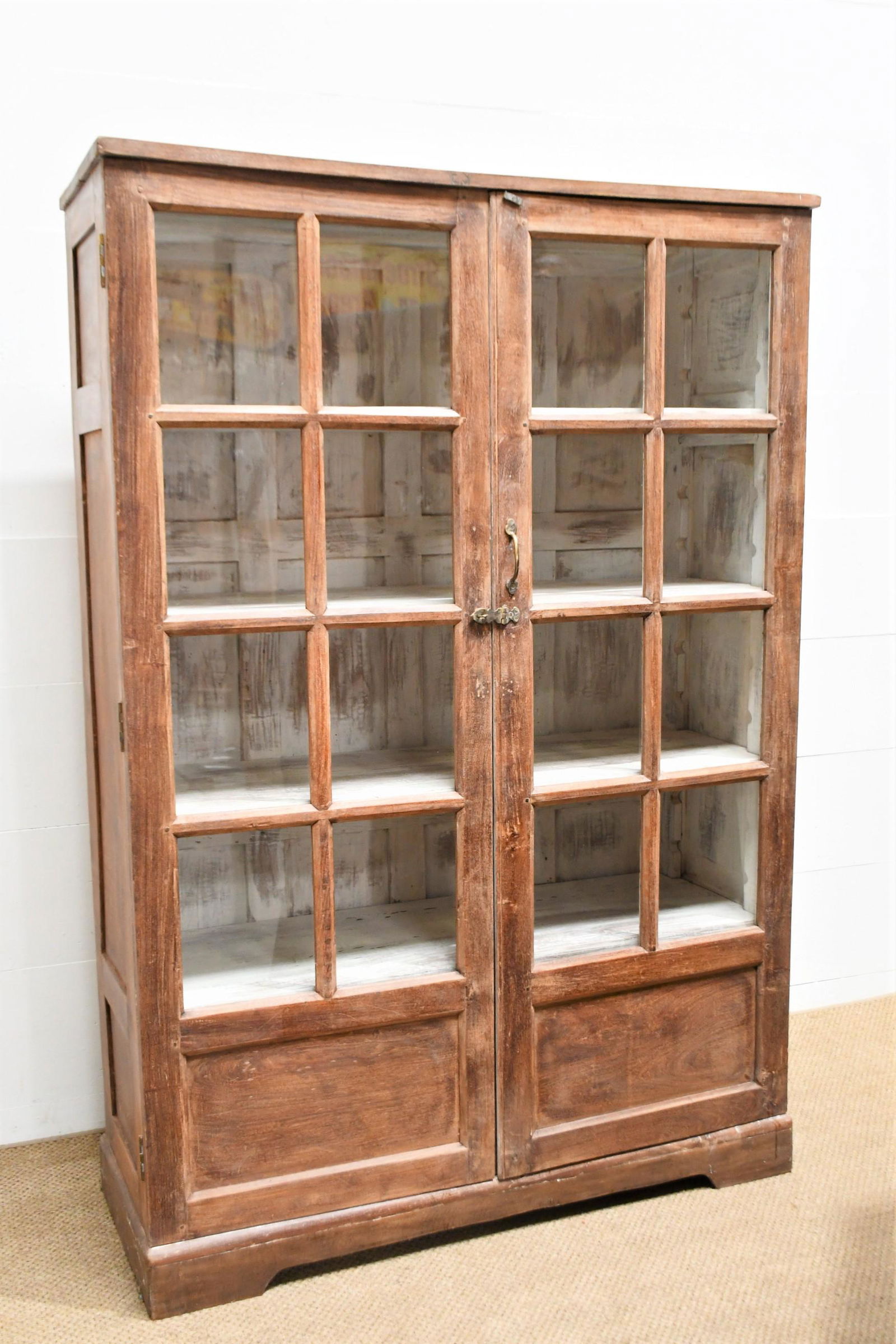 Country Store Two Door Display Cupboard 71 1/2"H  x  48 1/2"L  x  18 1/2"W (1 of 4)