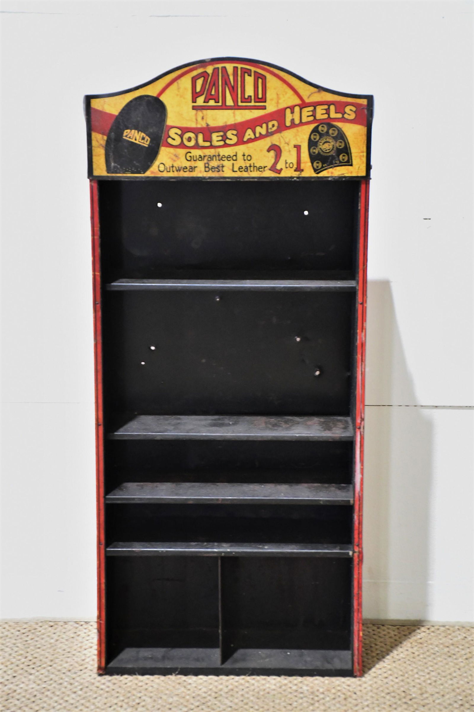 Panco Soles and Heels Display 35 1/2"H,   15 1/2"L,   5 1/2"W (1 of 4)