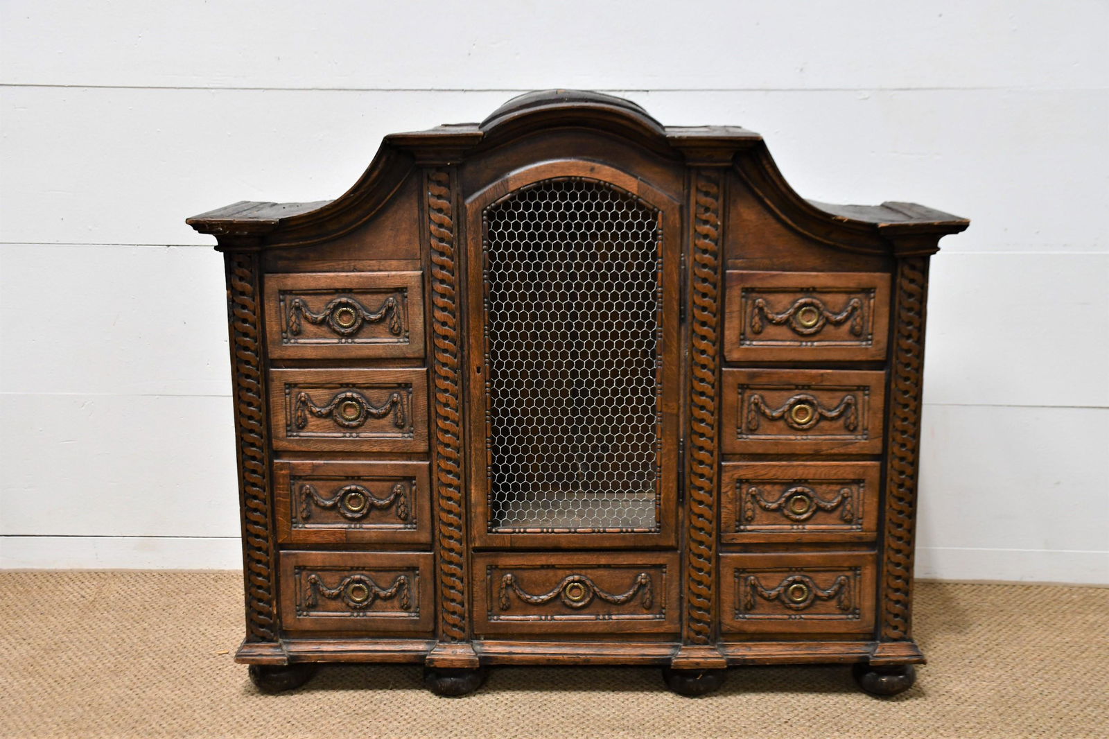 19th C. French Cabinet 37 1/2"H  x  45"L  x  12 1/2"W (1 of 5)