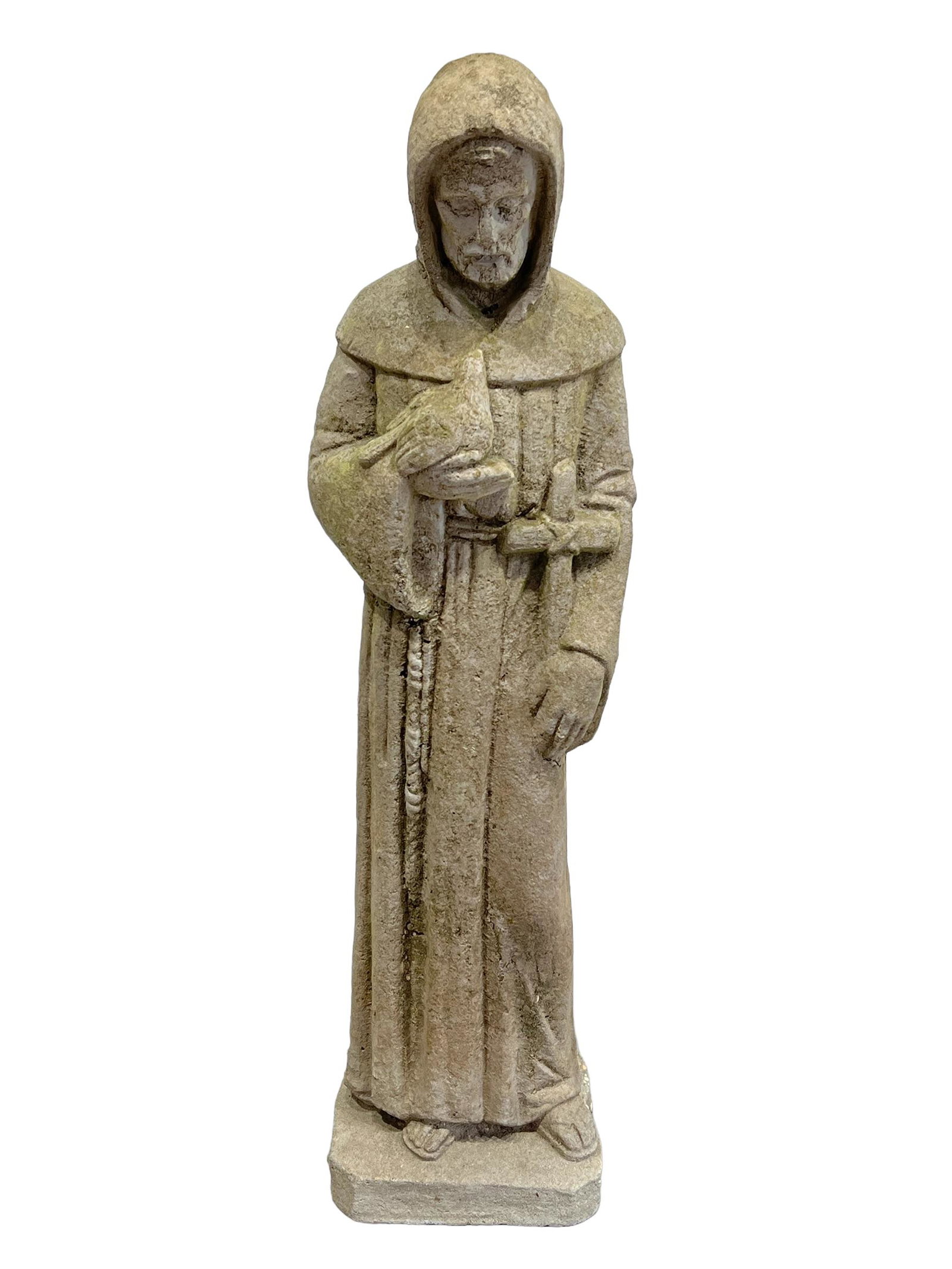 Concrete St. Francis Garden Statue 26"H,   6 3/4" x   6" (1 of 5)