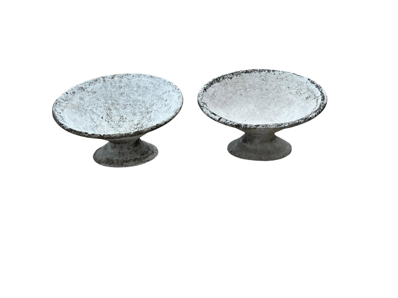Pair of Willy Guhl Tilted Planters 14 1/4"H,   25" diam.       ea. (1 of 6)