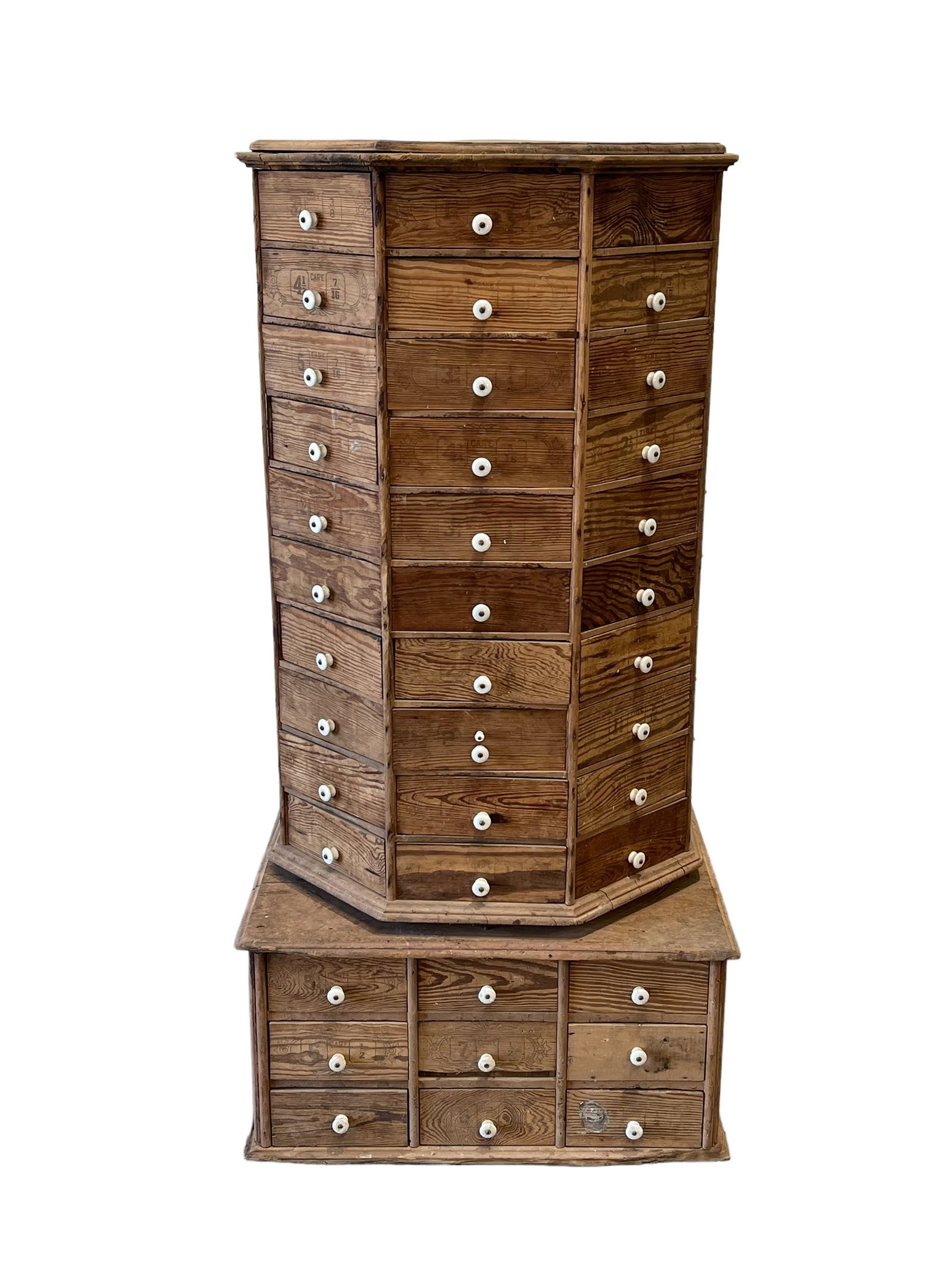 General Store Revolving Bolt Bin 61"H,   30 1/2"  x   30" (1 of 12)