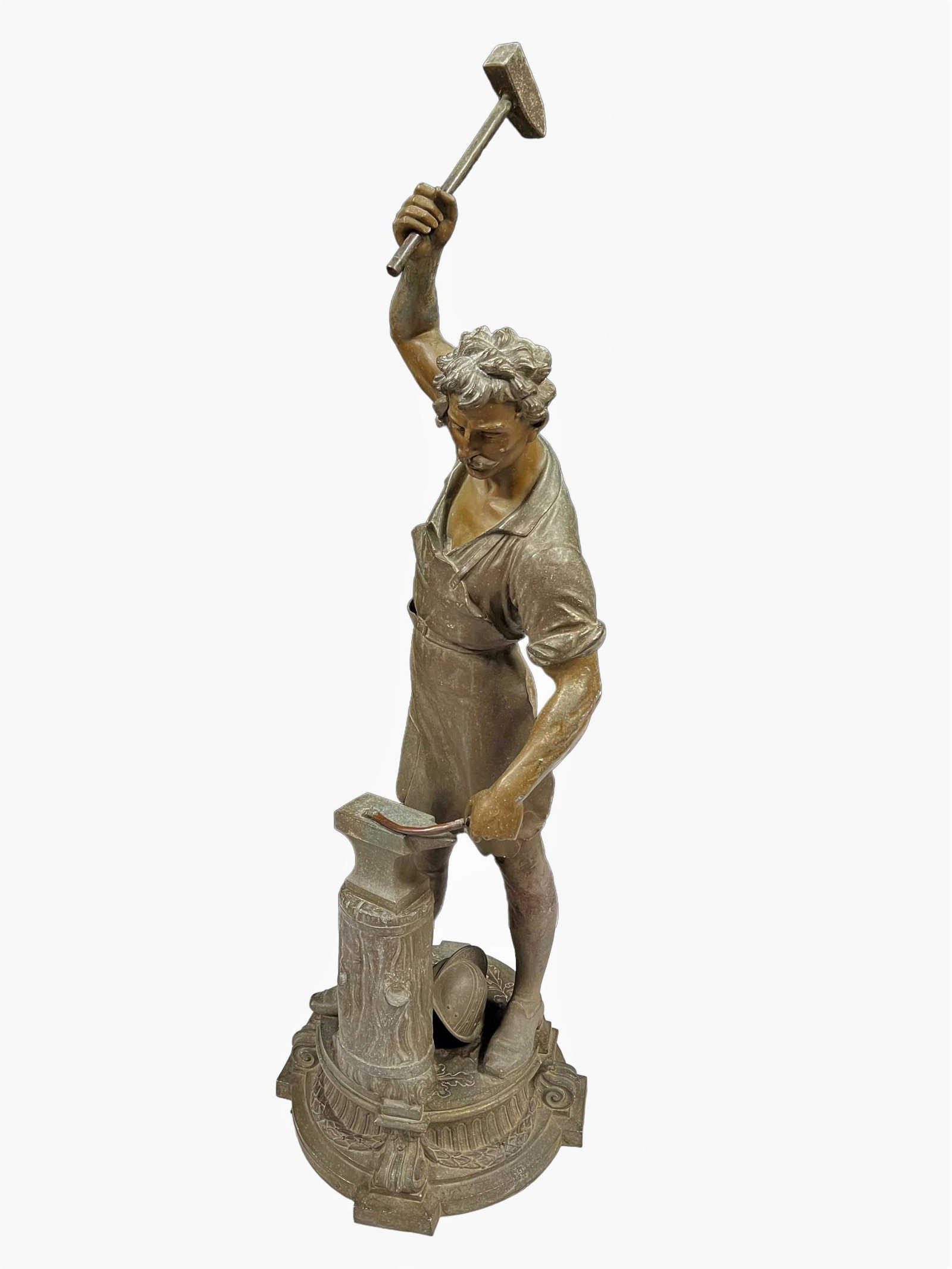 Shelter Blacksmith Statue 44 3/4"H x 14" x  13" (1 of 7)