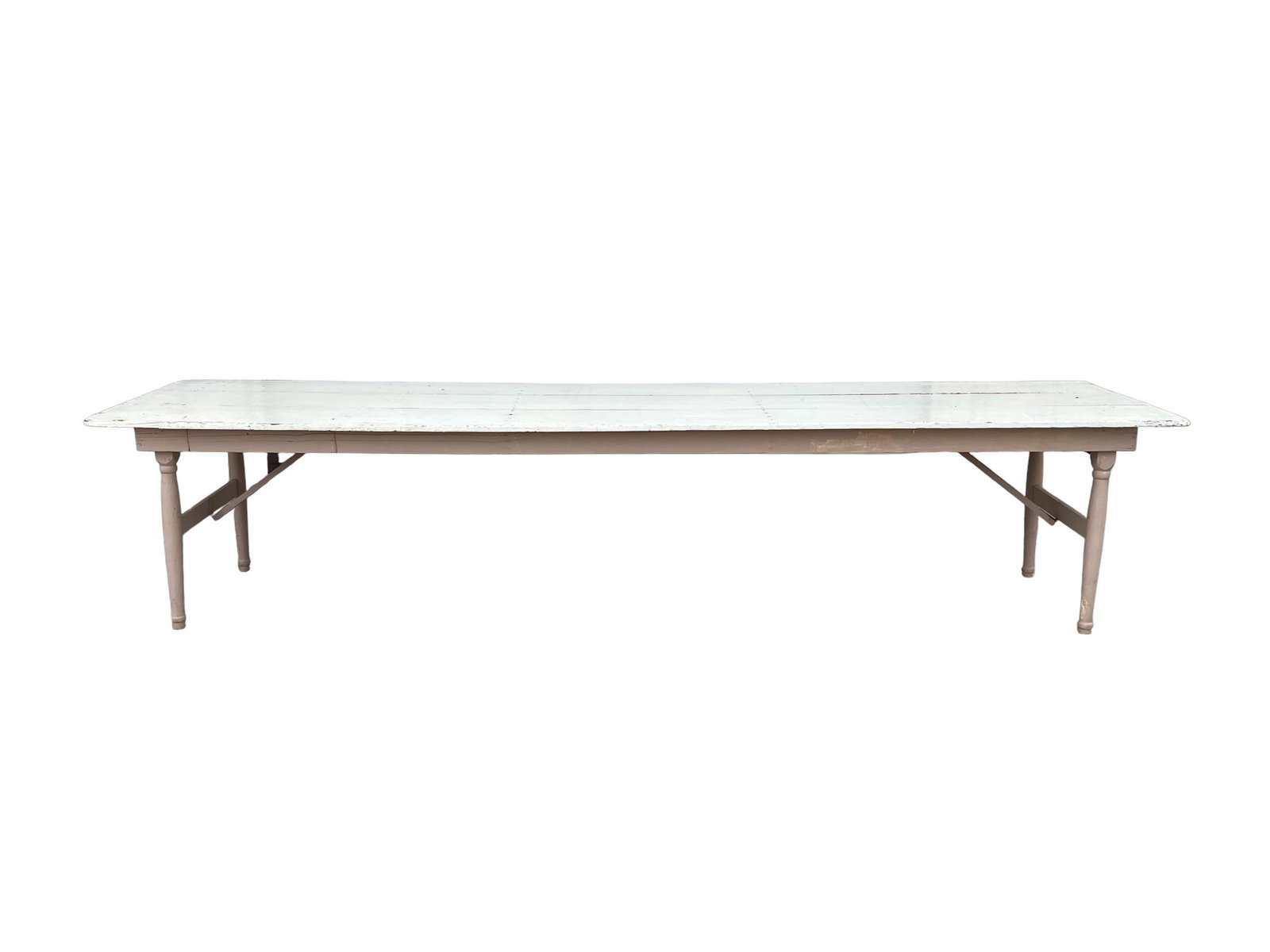 Painted Folding Harvest Table 31"H,   144"L (12 ft.),   36"W (1 of 7)