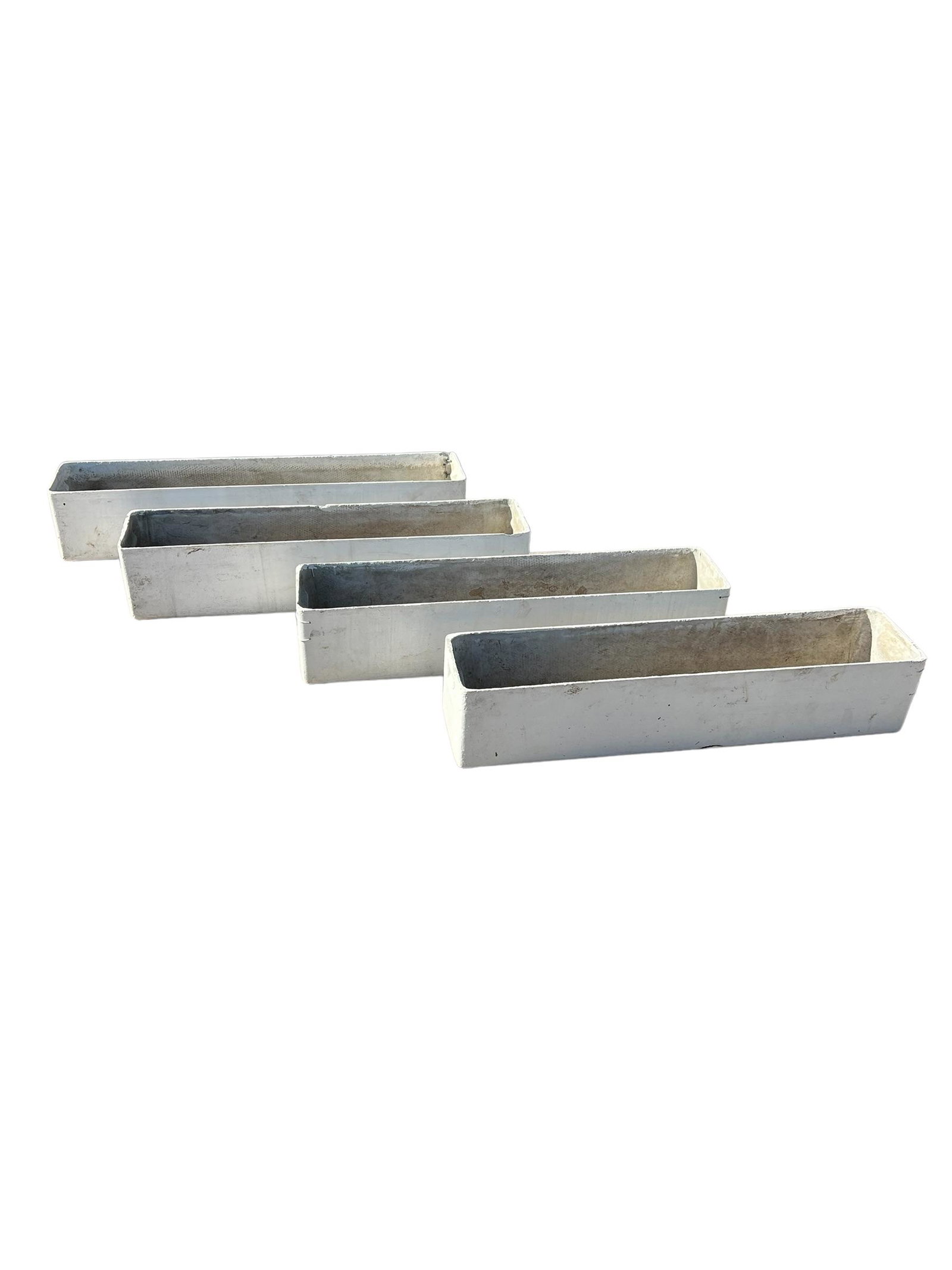 4 PC Willy Guhl Window Boxes 8"H x 43"L x 8 1/4"W: 4 PC Willy Guhl Window Boxes 8"H x 43"L x 8 1/4"W