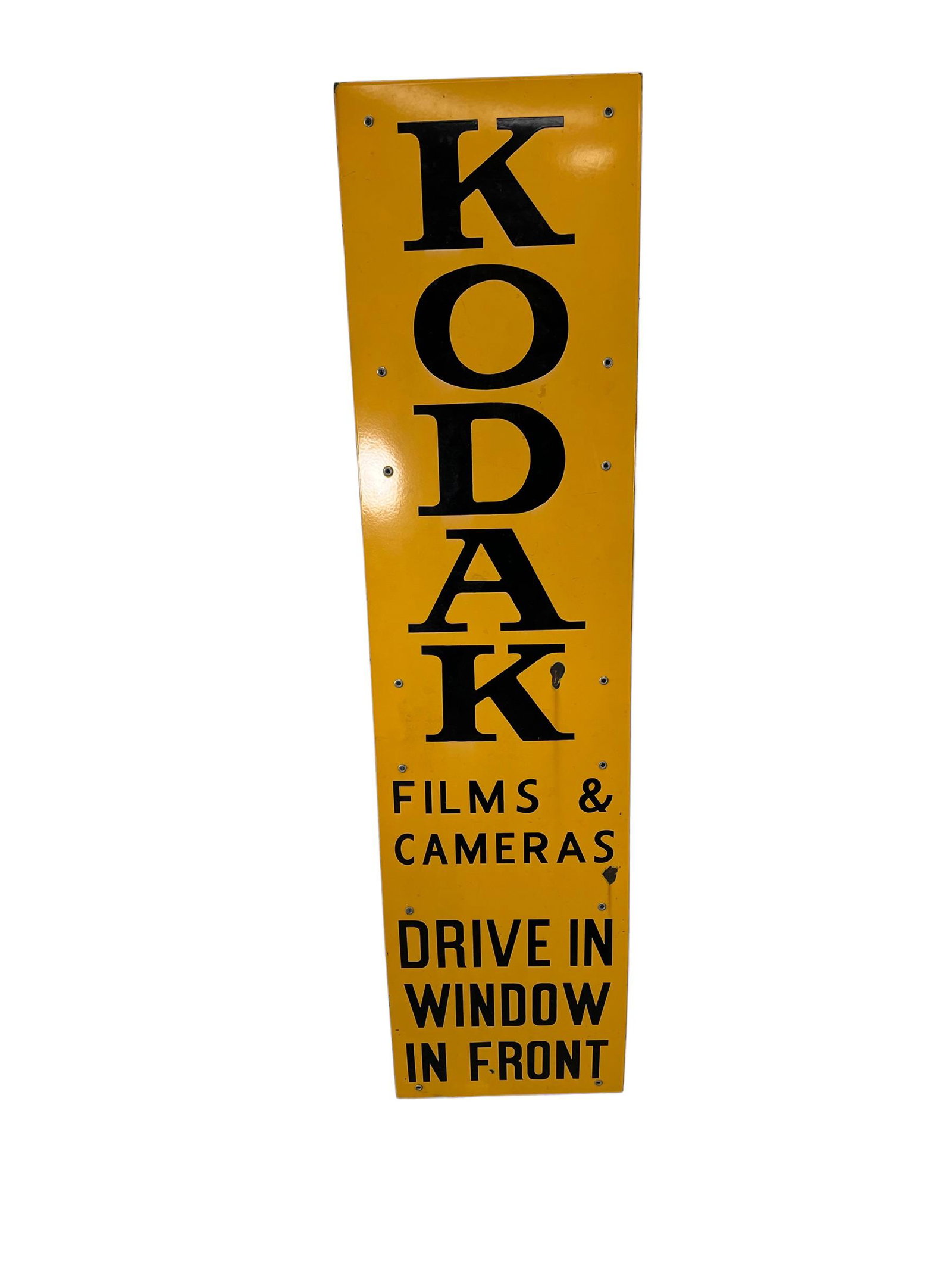 Porcelain Kodak Sign 72" x 18" (1 of 3)