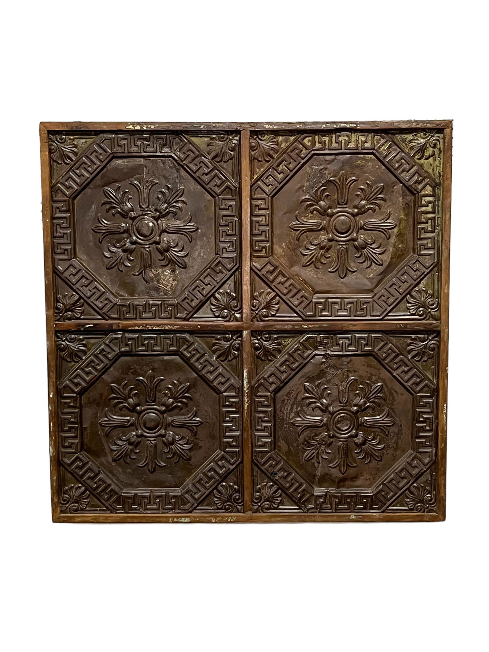 Framed Ceiling Tin 47 1/4"  x   47" (1 of 9)