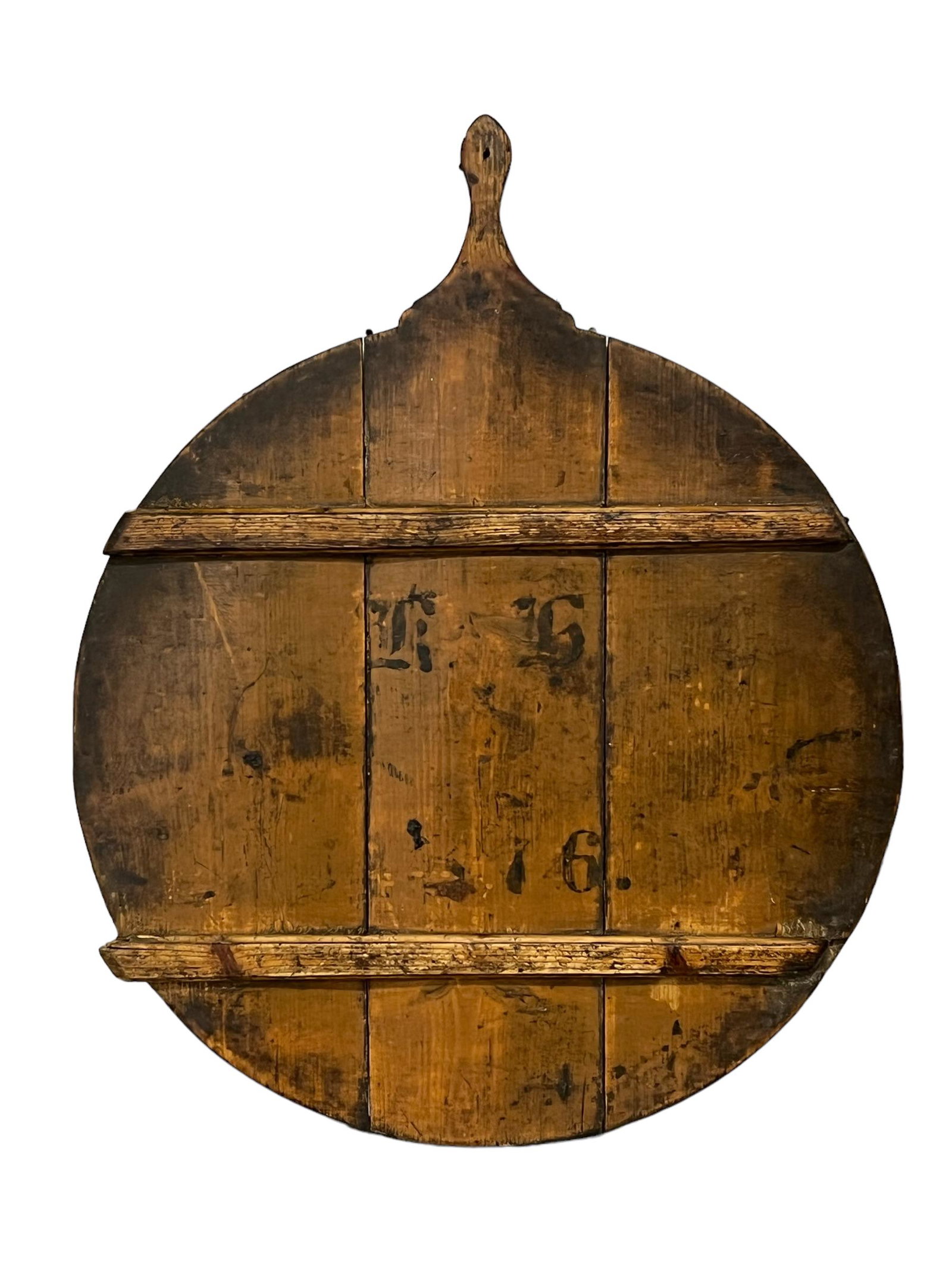 European Round Bread Board 33"  x   26 3/4" (1 of 4)