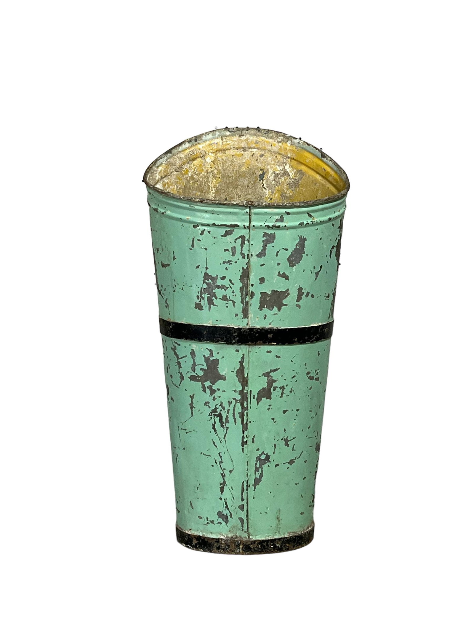 French Painted Metal Grape Hod 34 1/2"H,   16 3/4"(side-side),   11 3/4"(front-back) (1 of 6)