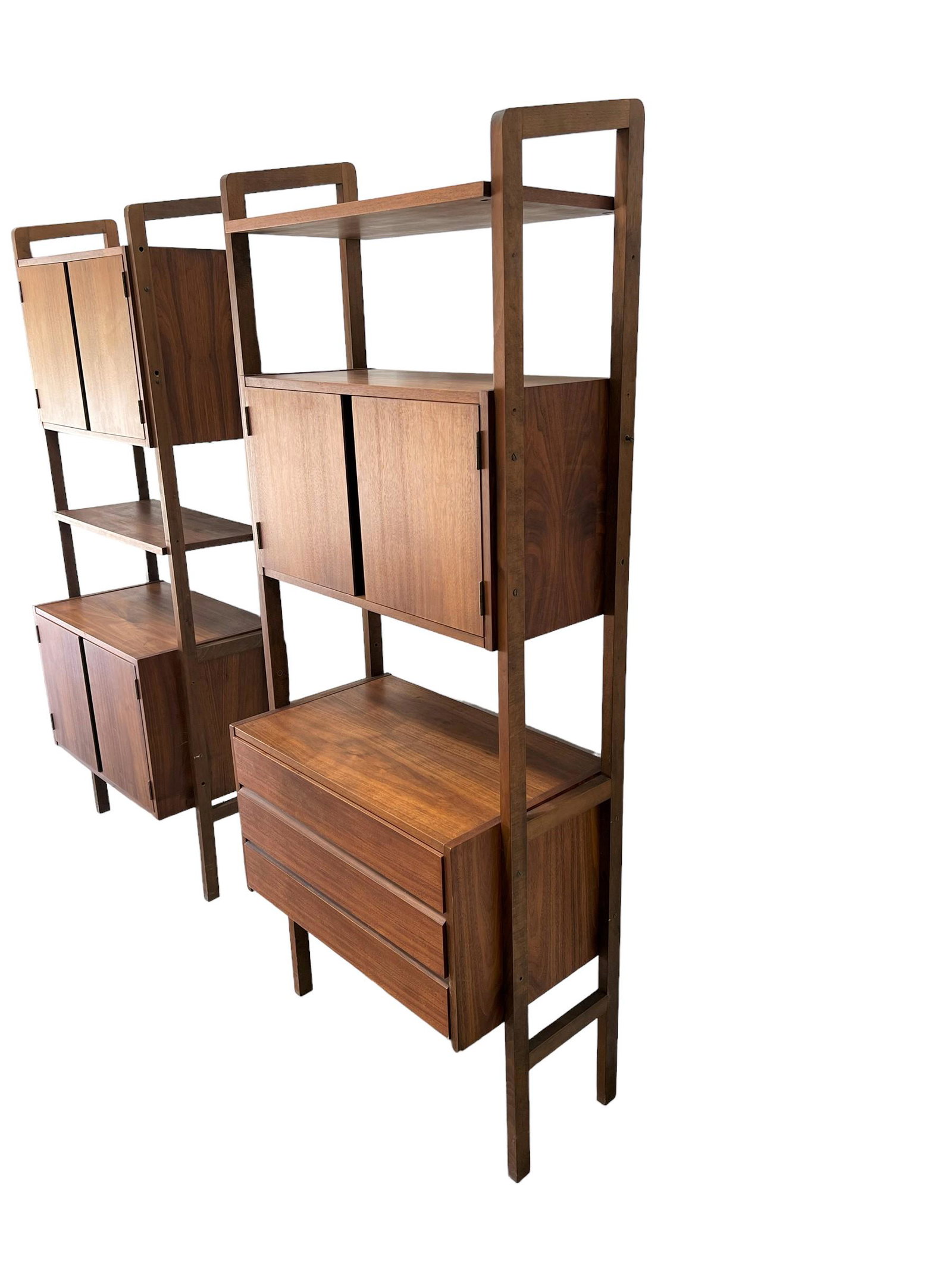 Pair Of Mid Century Shelves 73"H   x   29 5/8"   x   16 3/4"    ea. (1 of 18)