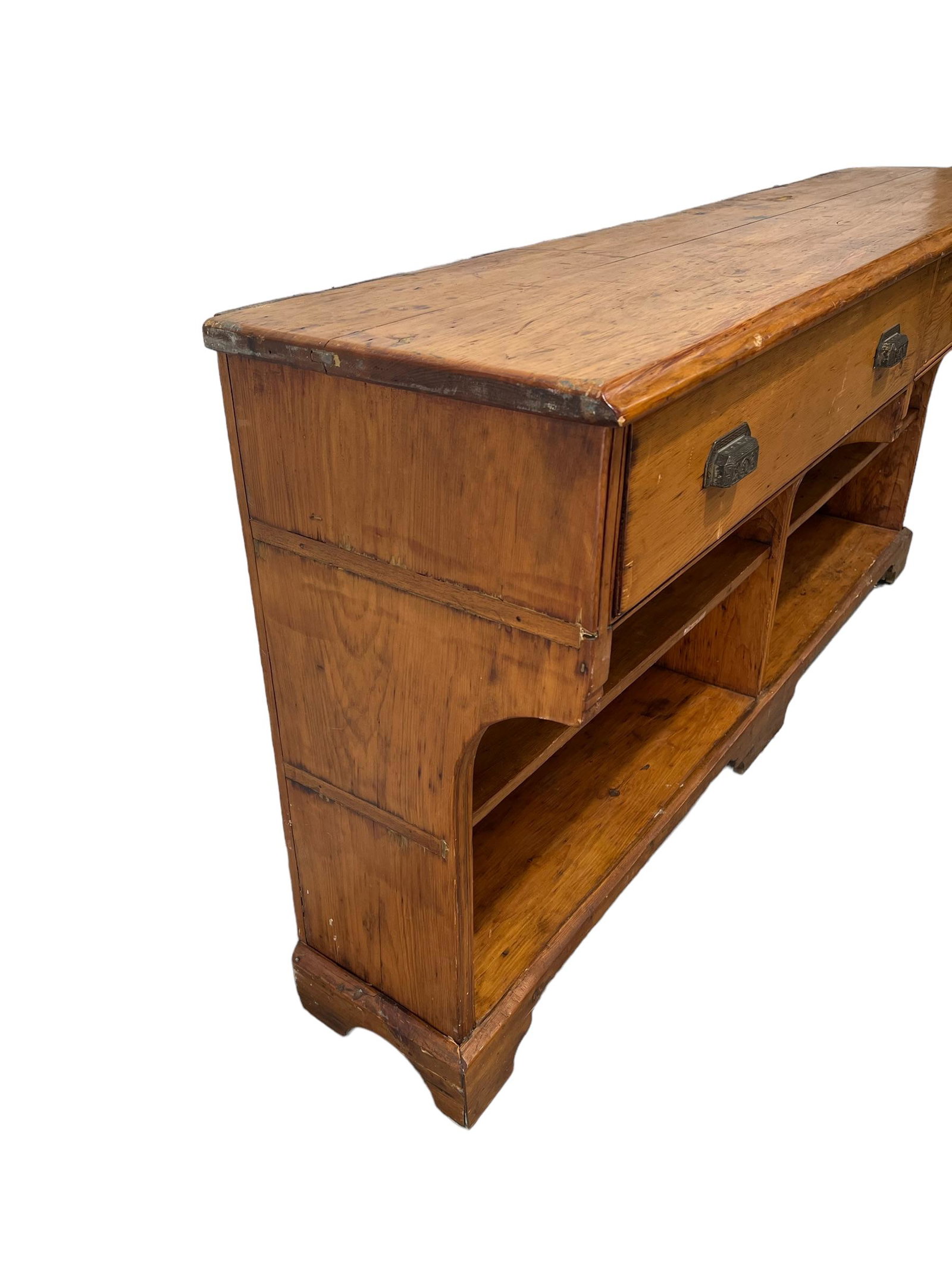 Pa. General Store Work Counter w/ Drawers 37 1/2"H   x   75 1/8"   x   17 3/8" (1 of 9)