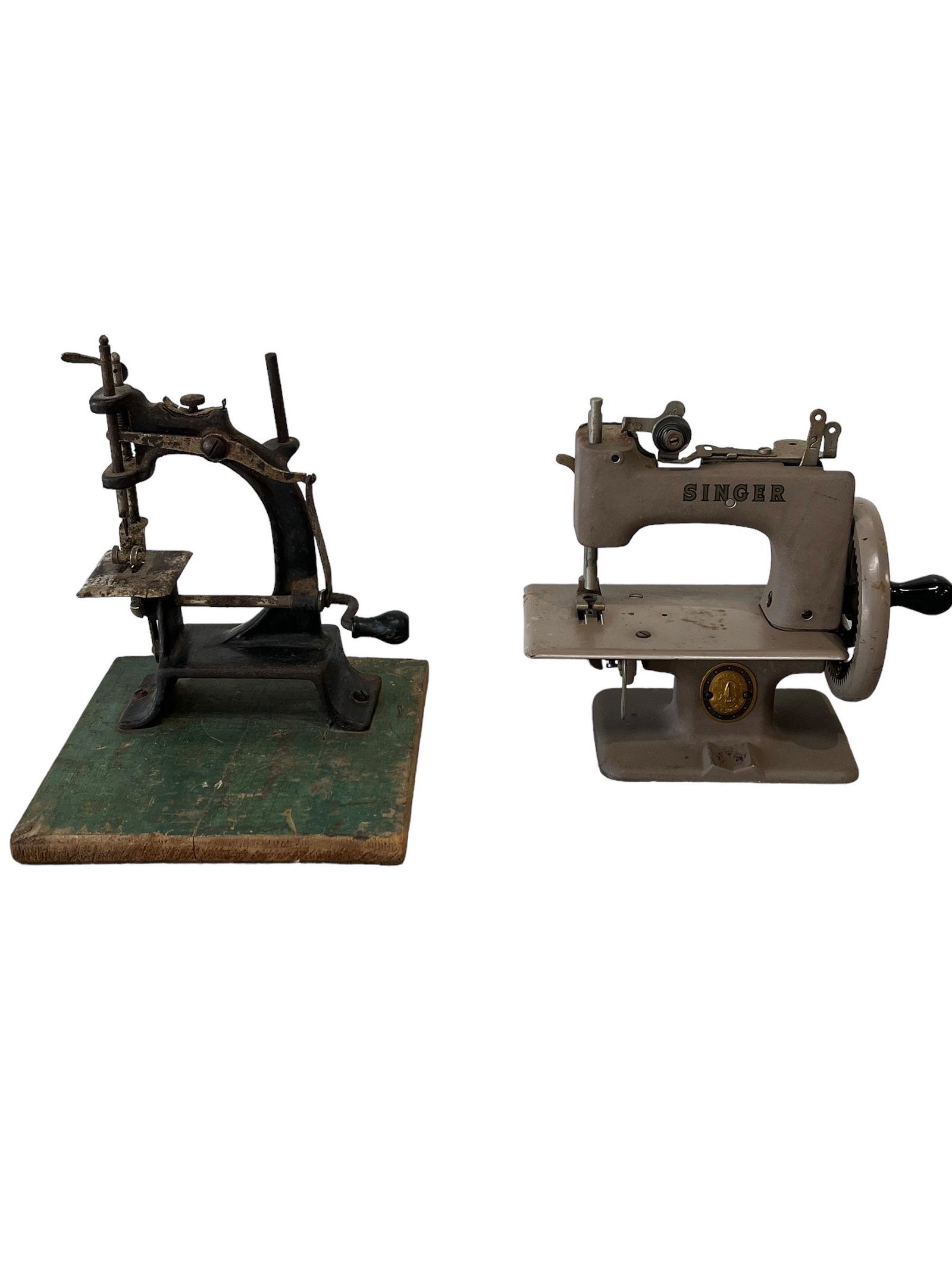6pc. Lot of Miniature Sewing Machines tallest  -   7 1/2"H,   6 1/4"  x   6 1/2" (1 of 20)