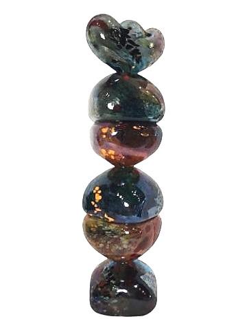 Doug Frate Barcelona Art Glass Sculpture: Doug Frate Barcelona Art Glass Sculpture 25" tall