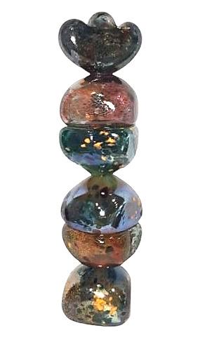 Doug Frate Barcelona Art Glass Sculpture: Doug Frate Barcelona Art Glass Sculpture 24" tall
