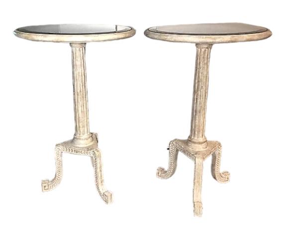 Pair Bliss Mirror Top Tripod Base Accent (1 of 6)