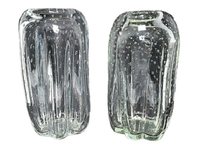Pair of Roberta Schilling Gigi Crystal Vases (1 of 3)