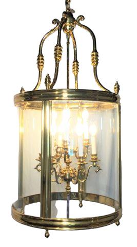 Custom Brass Plated Round Lantern (1 of 4)