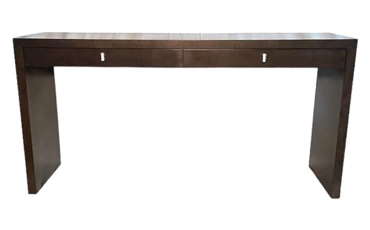 Caracole Band Together Console: Caracole Band Together Console with two drawers. 72" x 18" x 36" tall