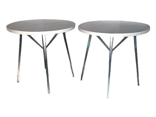 Pair Lexington Alfie Round End Tables (1 of 4)