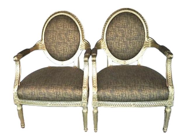 Pair of Caracole The Gilded Chairs (1 of 4)