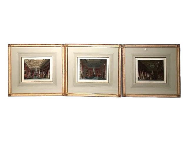 Carlton House Framed Room Prints Lot of 3 (1 of 7)