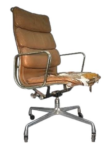 Charles Eames for Herman Miller aluminum group chair: Charles Eames for Herman Miller aluminum group chair 19" floor to seat