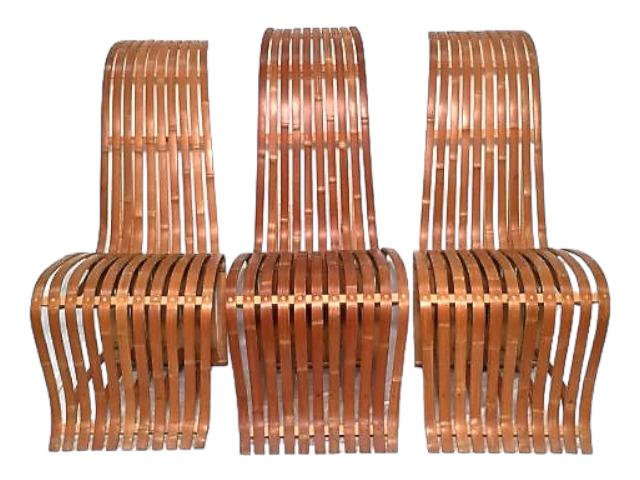 Frank Gehry Bent Bamboo Side Chairs (1 of 6)