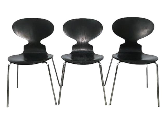 Arne Jacobsen for Fritz Hansen vintage Butterfly chairs: Arne Jacobsen for Fritz Hansen vintage Butterfly chairs17" floor to seat