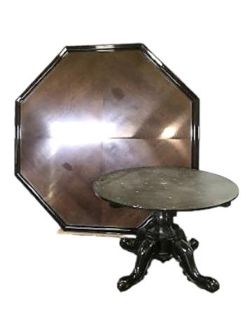 Maurice Bailey for Monteverdi and Young octagonal dining table in solid mahogany 1960s (1 of 11)