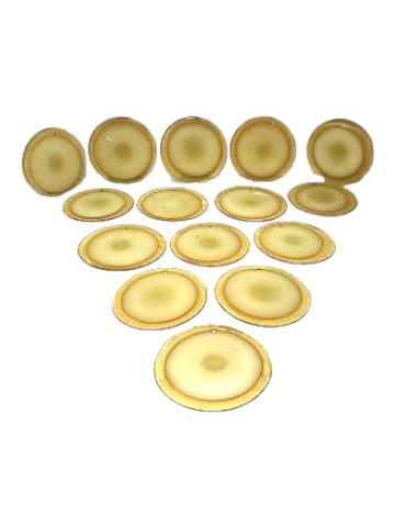 Mazzega Murano glass chandelier discs 1960s (1 of 4)