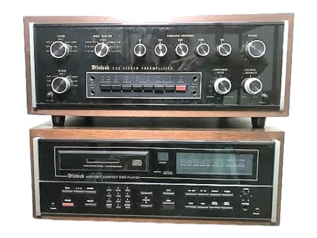 McIntosh Amplifier C33 in working condition. Plus McIntosh MCD 7007. (1 of 11)