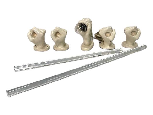 Nancy Funk mcm Ceramic towel racks: Nancy Funk mcm Ceramic towel racks Tallest is 6"