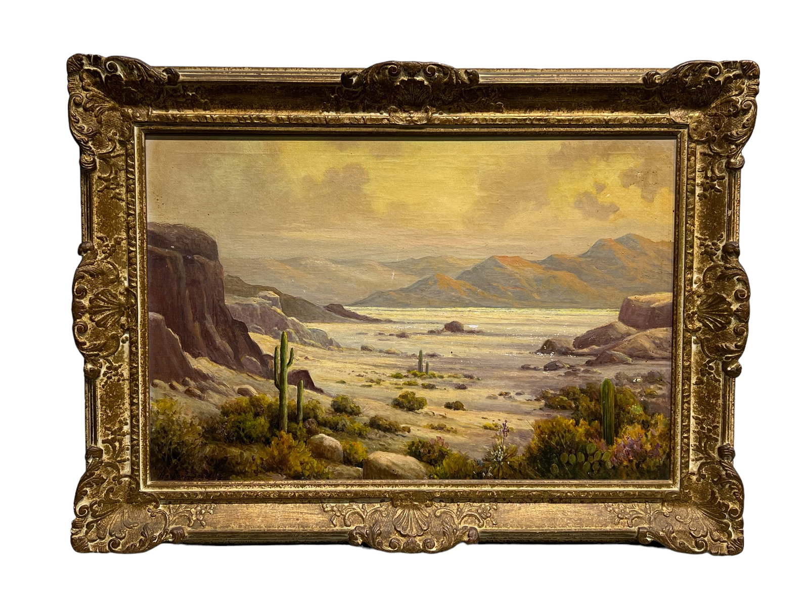 American 20th C. O / C -  Southwest Landscape artist -  Herbert Sartelle, (1 of 10)