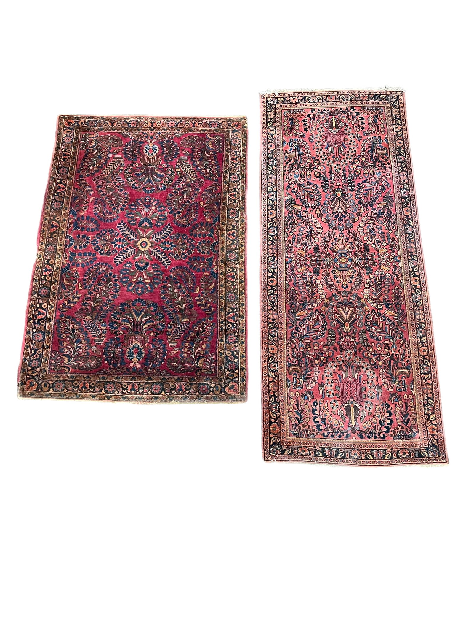 2pc. Lot of Persian Rugs 77 1/2" (6 ft. 5 1/2 in.)   x   31 1/4" (2 ft. 7 1/4 in.)    /     60 1/2" (1 of 14)