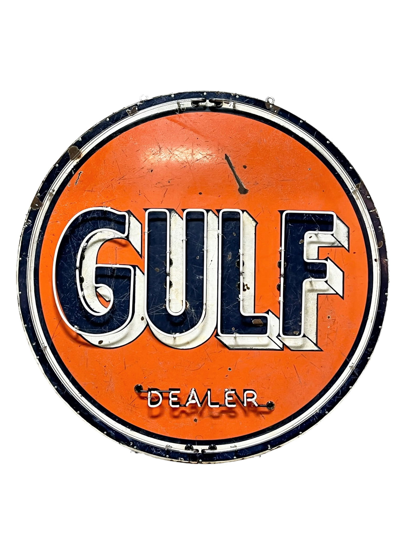 Vintage Gulf Dealer Sign