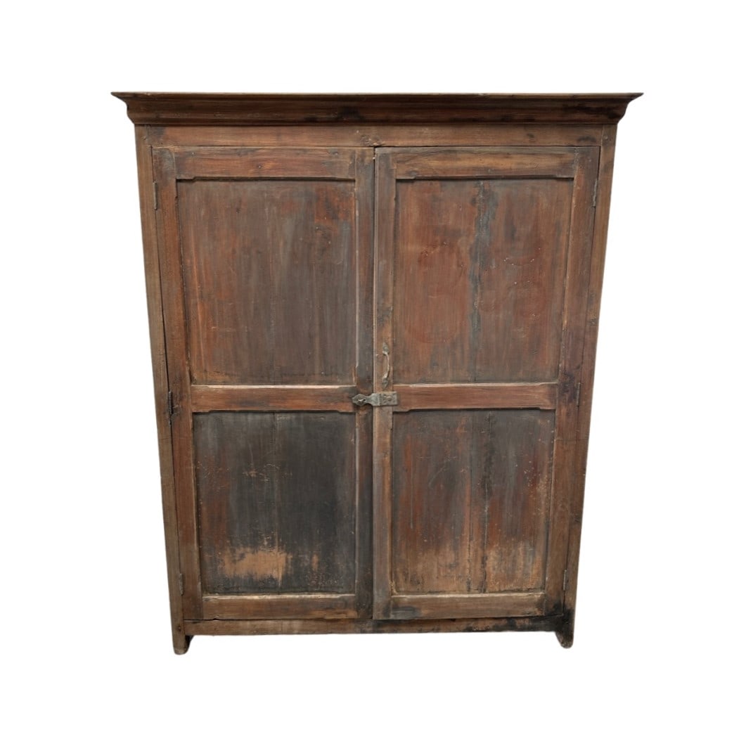 Large 2 Door Painted Cupboard 75"H,   62"L,   19 1/2"W (1 of 10)