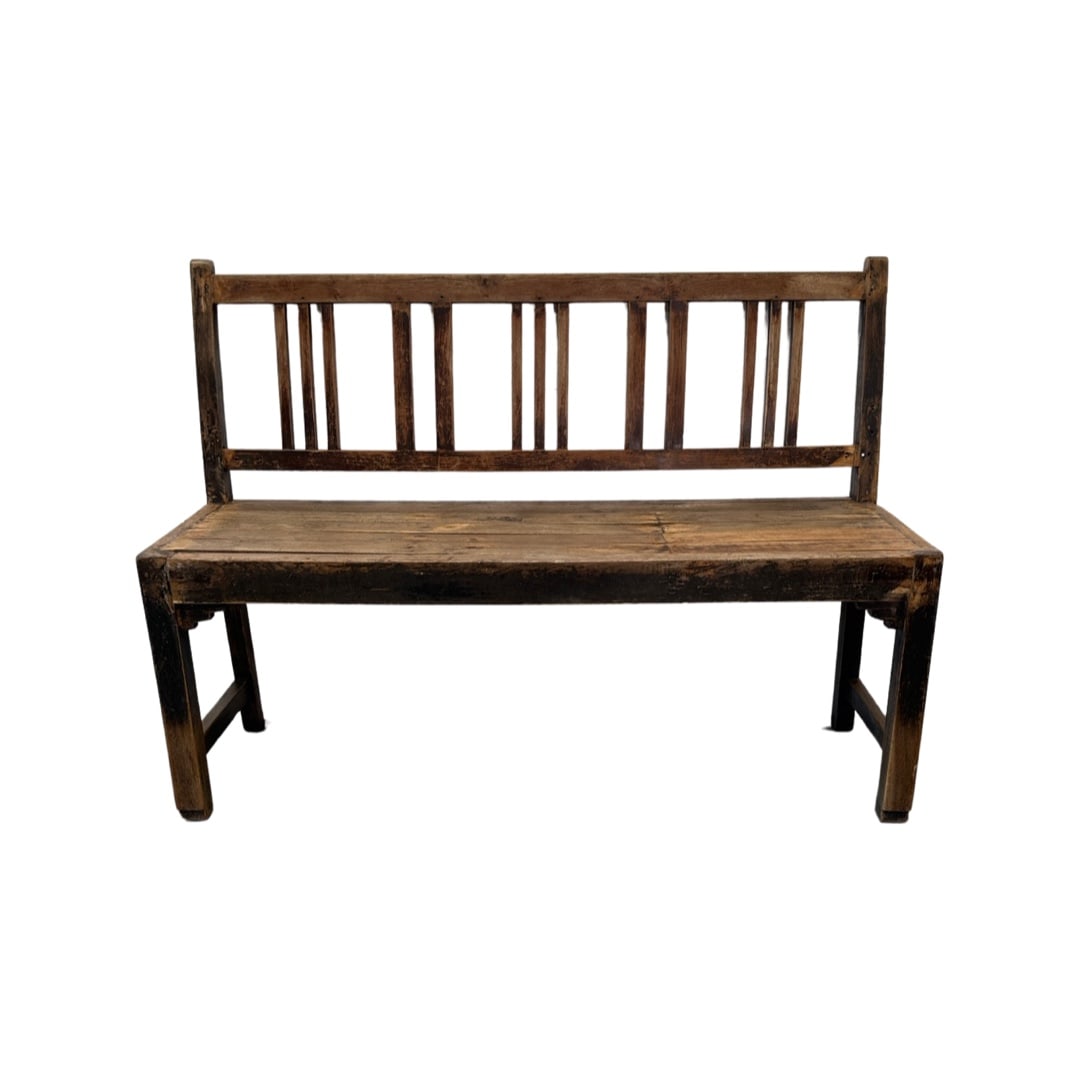 Black Painted Garden Bench 34"H,   48"L,   18"W (1 of 6)