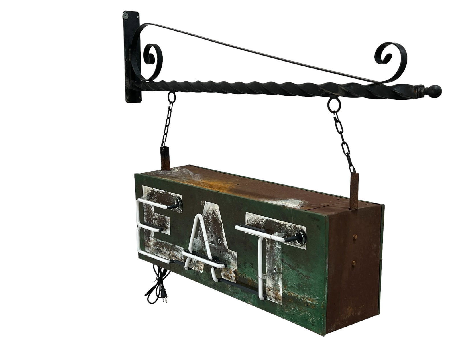 Neon EAT Sign on Hanger (1 of 8)